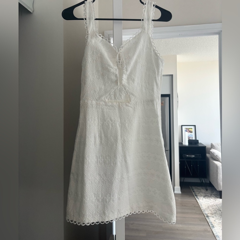 Sabo skirt white Sleeveless Dress